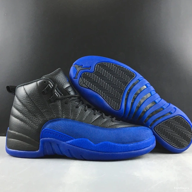 Kick Theory 4155 12 Jordan Premium Game Royal Retro 130690- Black 1027